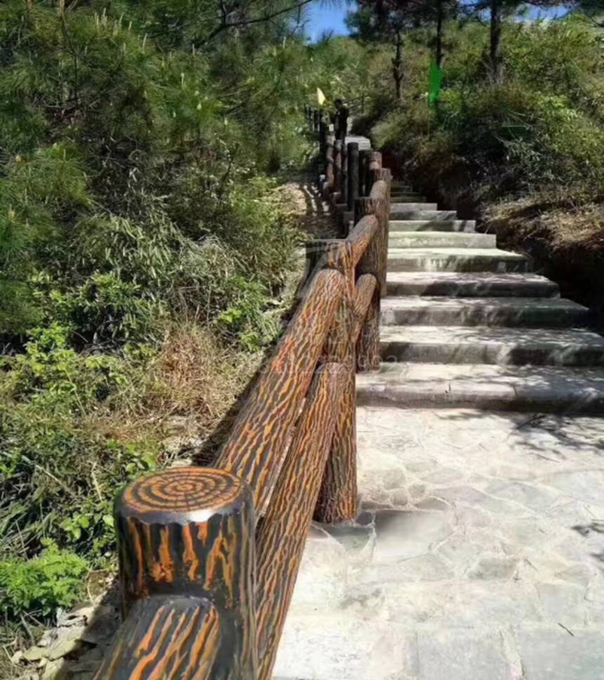 仿樹皮欄桿